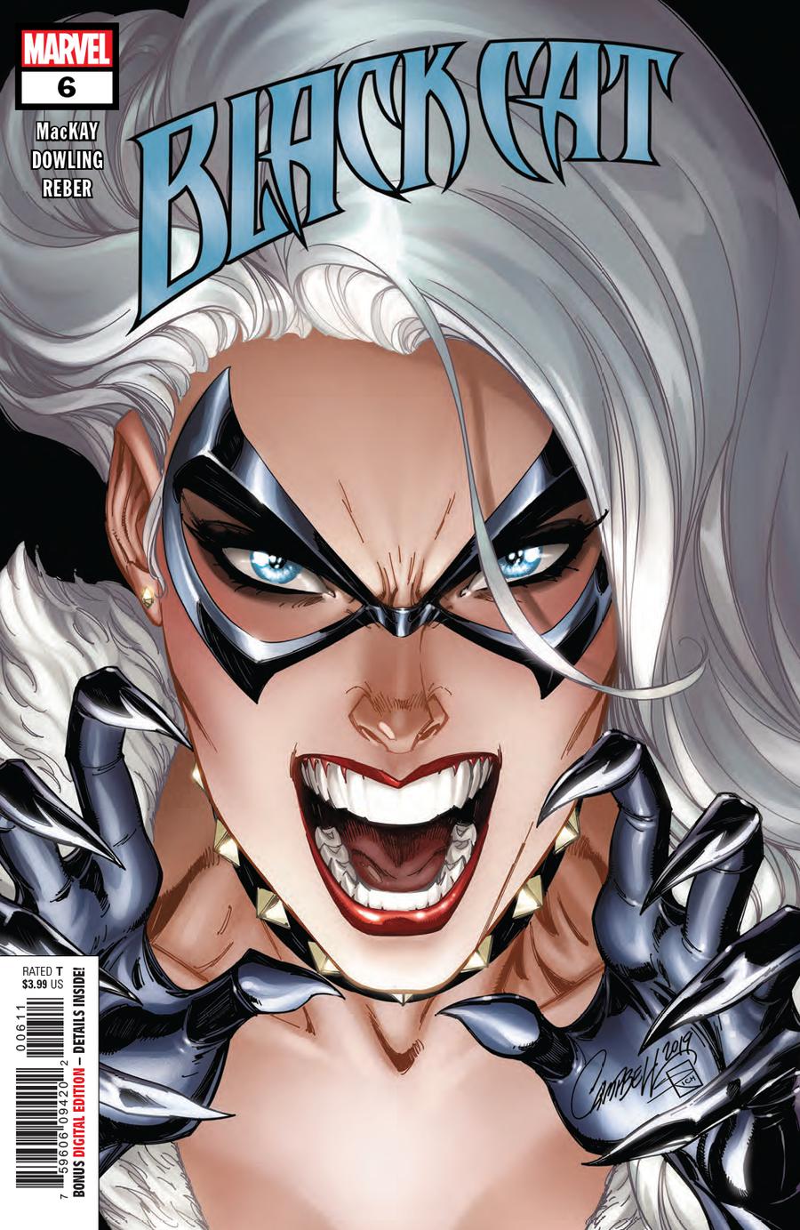 Black Cat #6 Cover A Regular J Scott Campbell Cover