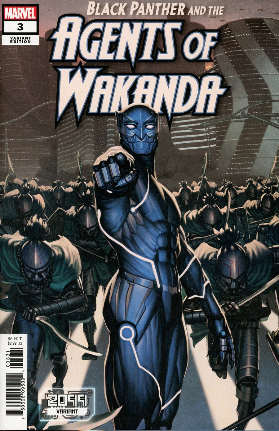 Black Panther And The Agents Of Wakanda #3 Cover B Variant Rock-He Kim 2099 Cover