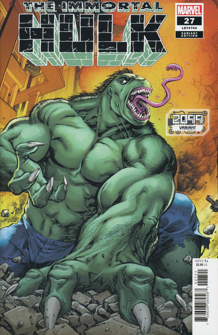 Immortal Hulk #27 Cover B Variant Tom Raney 2099 Cover