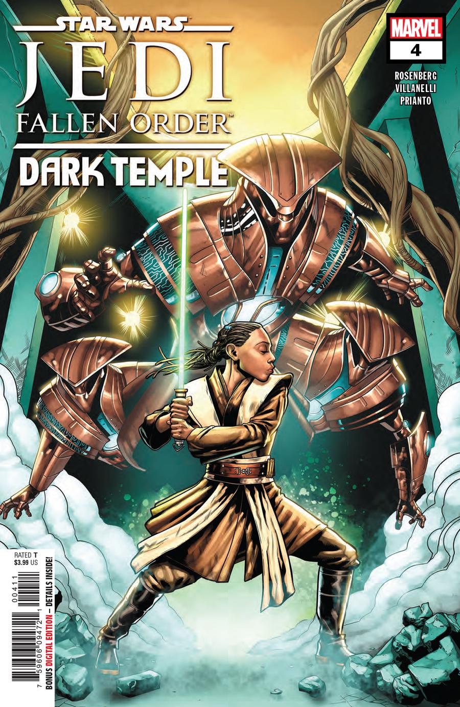 Star Wars Jedi Fallen Order Dark Temple #4 Cover A Regular Will Sliney Cover