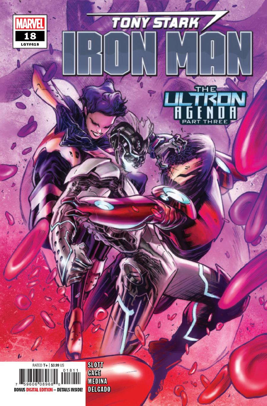 Tony Stark Iron Man #18 Cover A Regular Alexander Lozano Cover