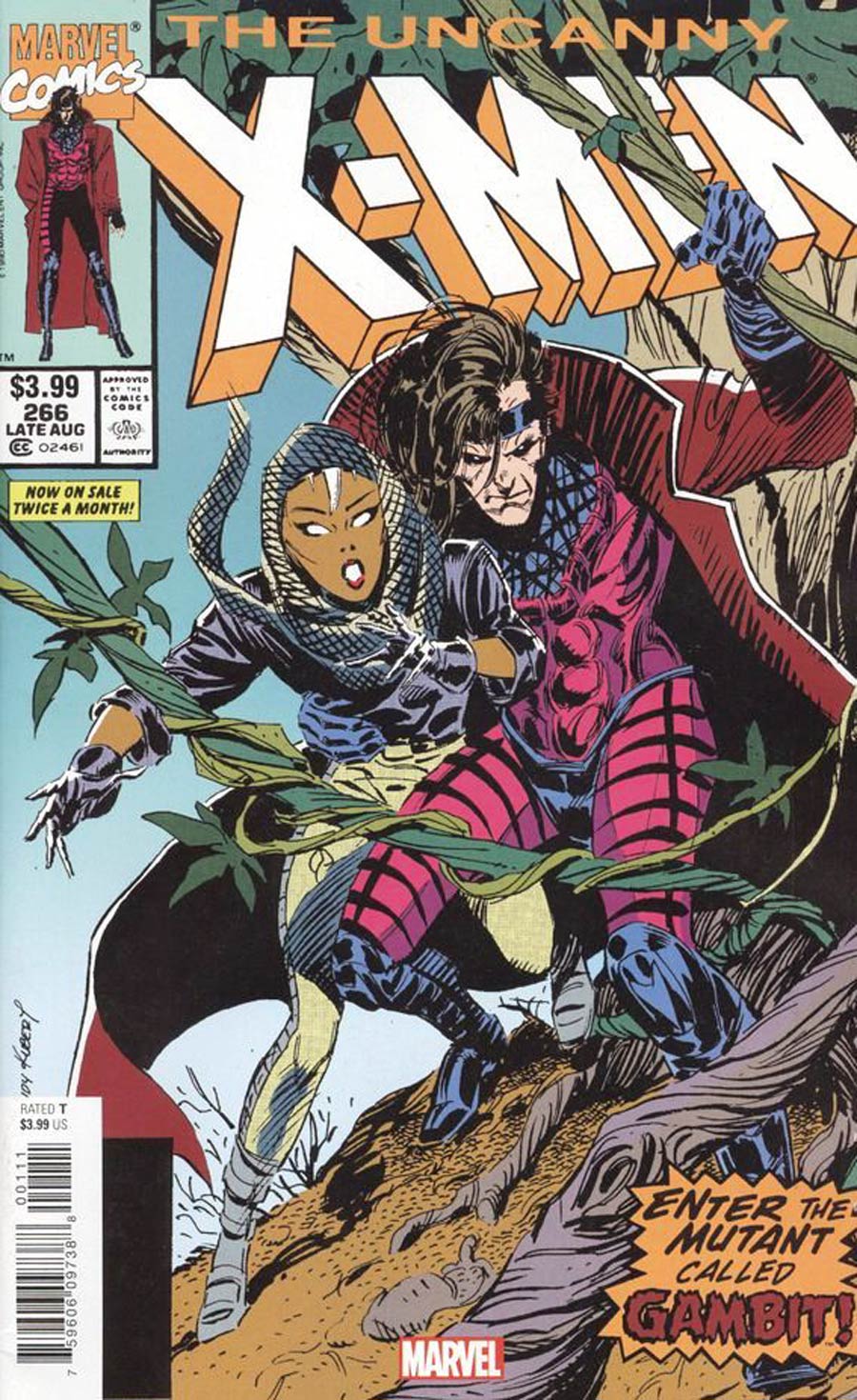 Uncanny X-Men #266 Cover D Facsimile Edition