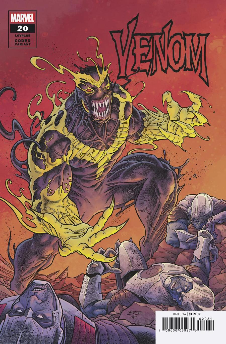 Venom Vol 4 #20 Cover C Variant Ryan Bodenheim Codex Cover (Absolute Carnage Tie-In)