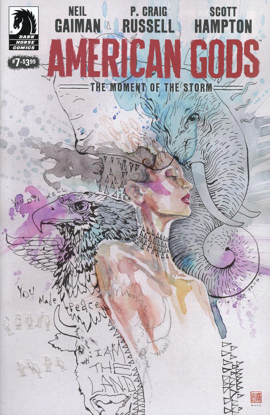 American Gods Moment Of The Storm #7 Cover B Variant David Mack Cover