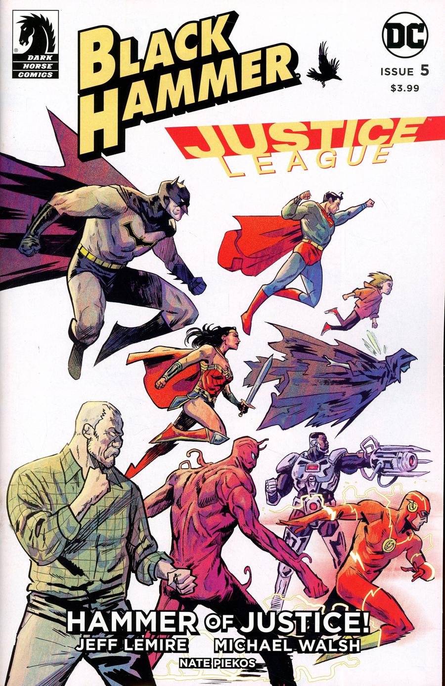 Black Hammer Justice League Hammer Of Justice #5 Cover A Regular Michael Walsh Cover