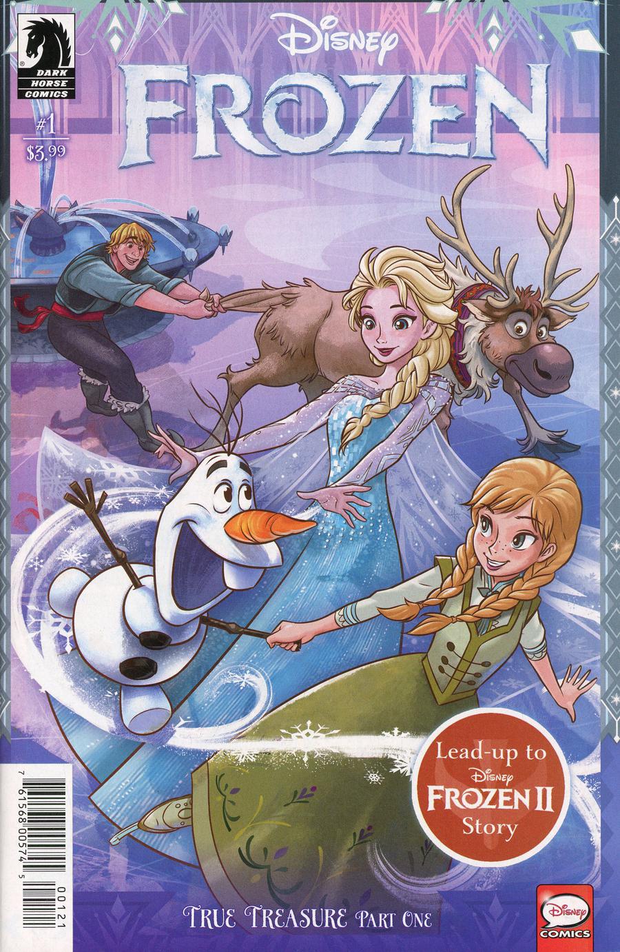 Disney Frozen True Treasure #1 Cover B Variant Tommaso Renieri Cover