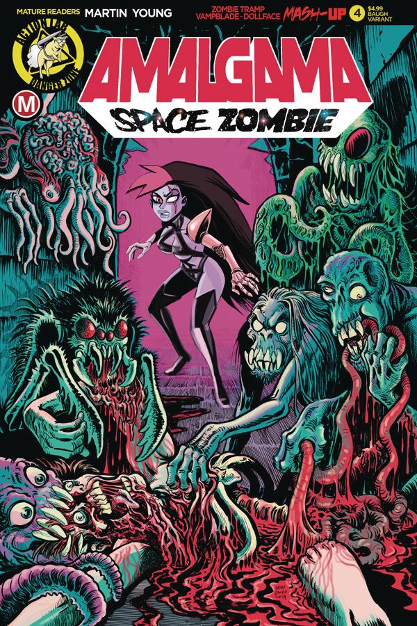 Amalgama Space Zombie #4 Cover C Variant Bryan Baugh Cover