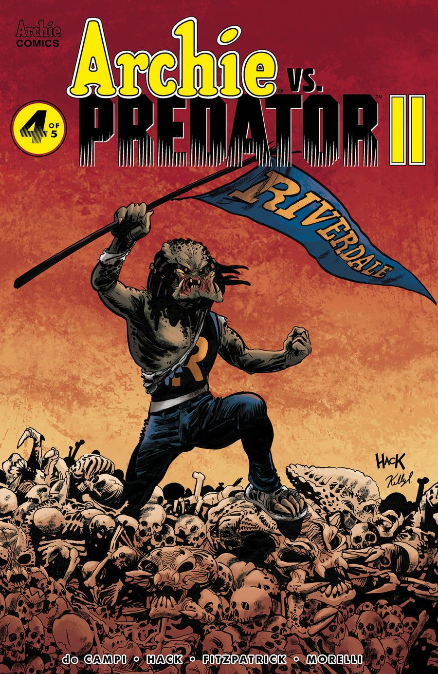 Archie vs Predator II #4 Cover A Regular Robert Hack & Kelly Fitzpatrick Cover