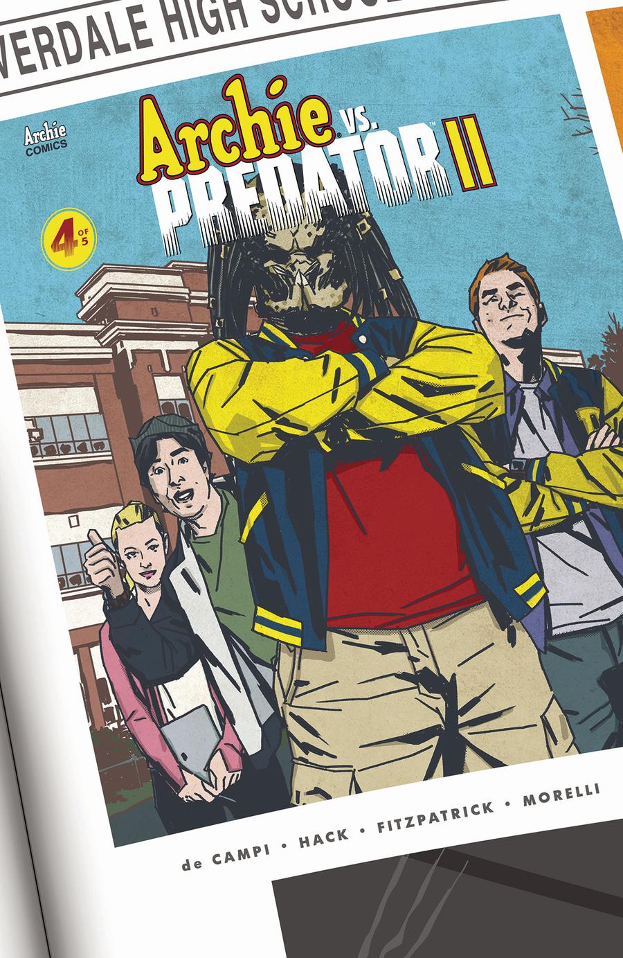 Archie vs Predator II #4 Cover B Variant Matthew Dow Smith Cover