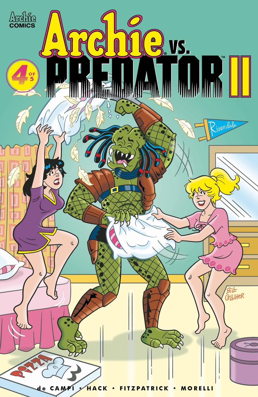 Archie vs Predator II #4 Cover C Variant Bill Golliher Cover