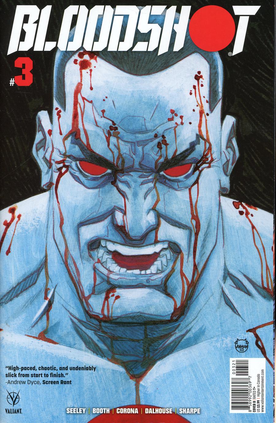 Bloodshot Vol 4 #3 Cover B Variant Dave Johnson Cover
