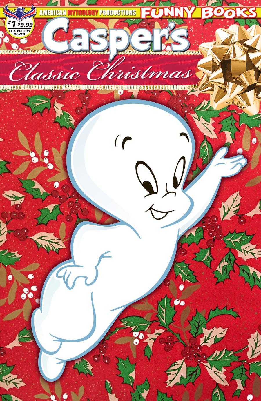 Caspers Classic Christmas #1 Cover B Limited Edition Retro Animation Variant Cover