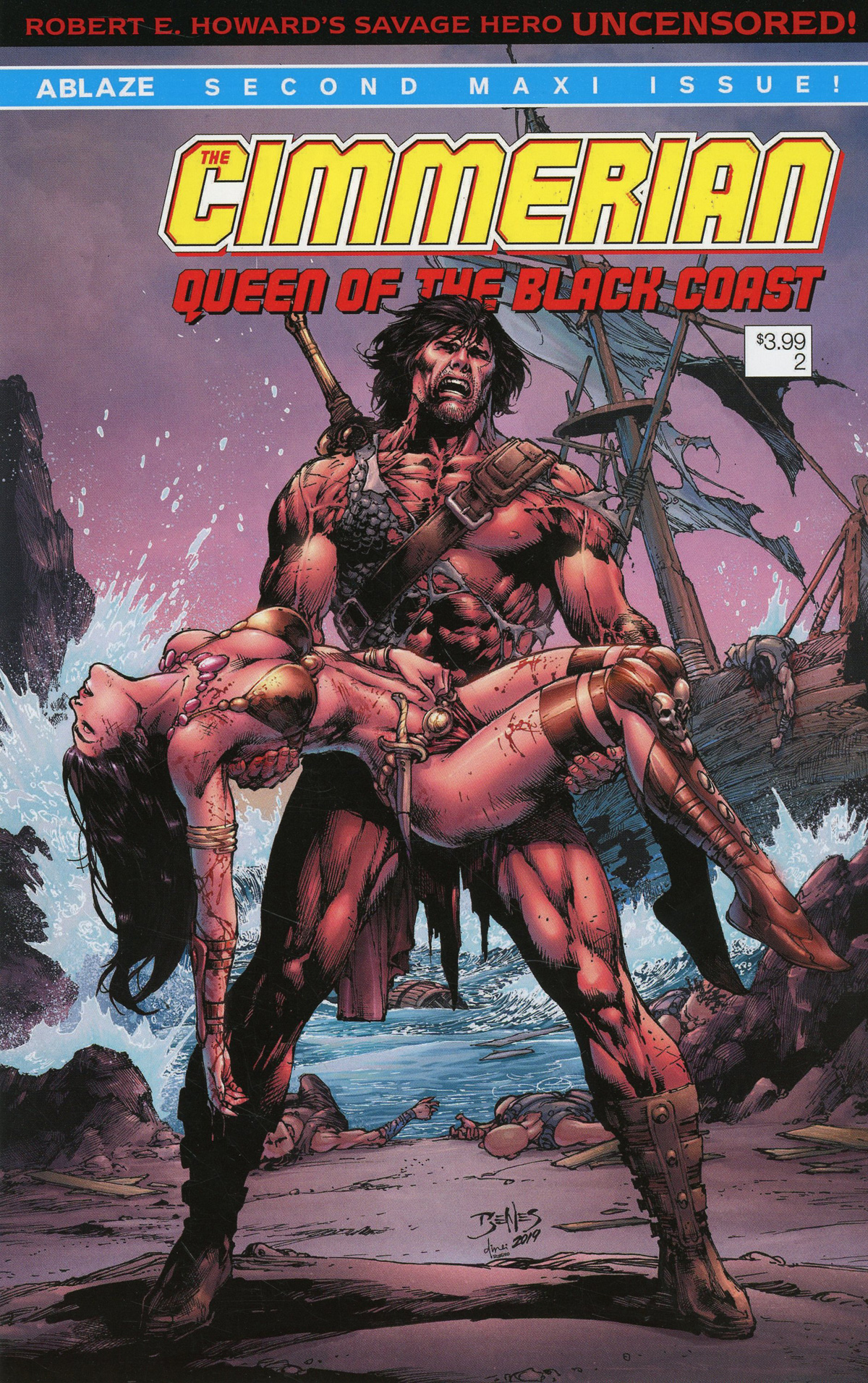 Cimmerian Queen Of The Black Coast #2 Cover C Variant Ed Benes Cover