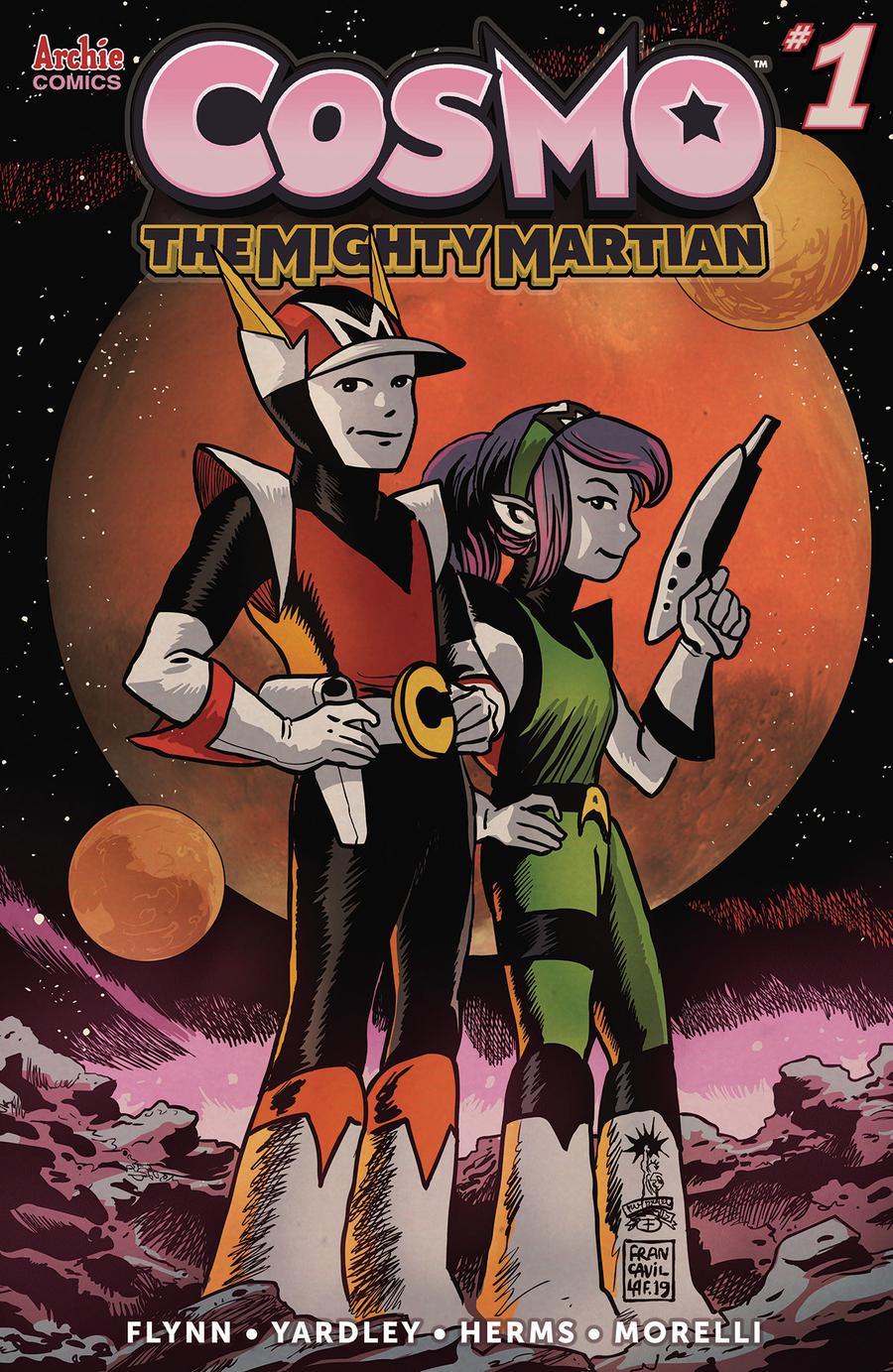 Cosmo The Mighty Martian #1 Cover B Variant Francesco Francavilla Cover