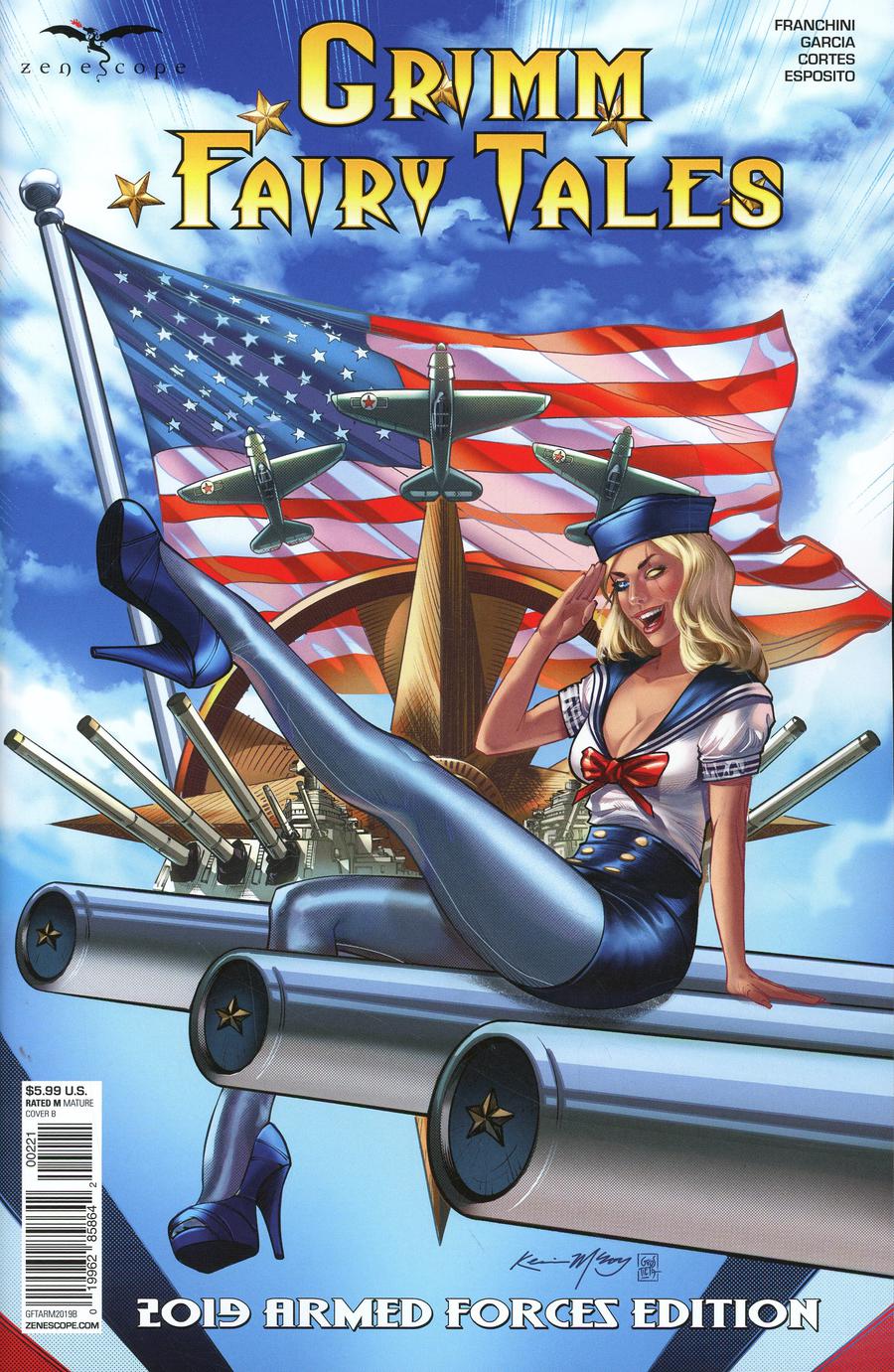 Grimm Fairy Tales 2019 Armed Forces Appreciation Cover B Kevin McCoy