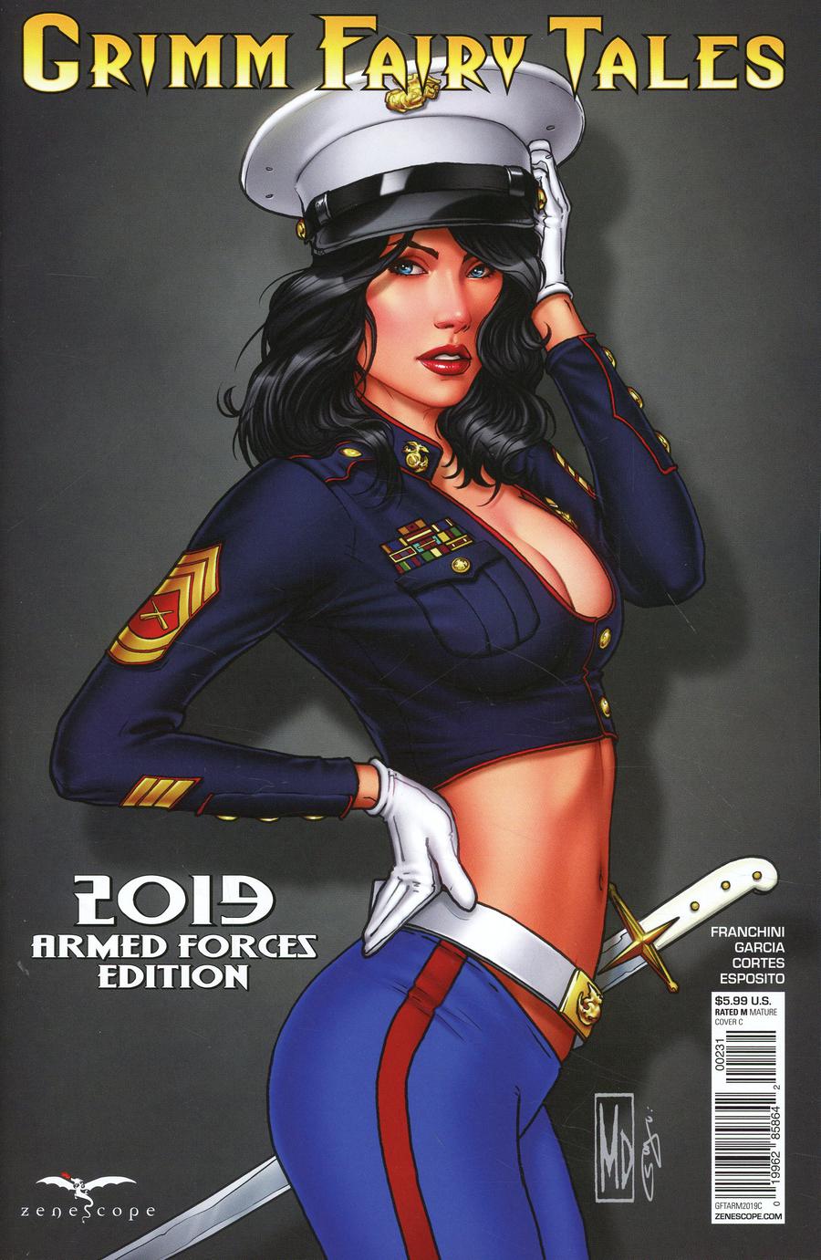 Grimm Fairy Tales 2019 Armed Forces Appreciation Cover C Michael DiPascale