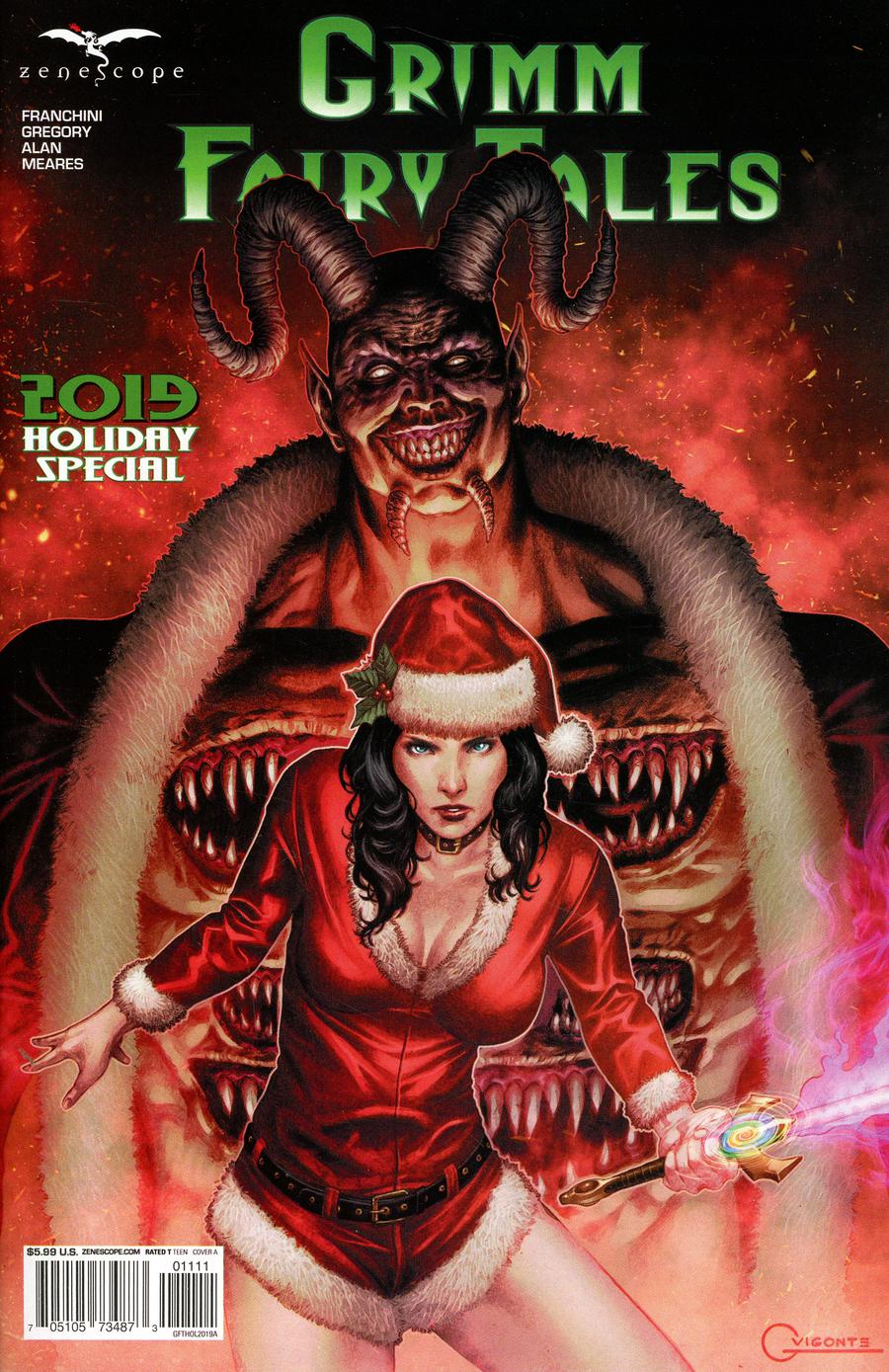 Grimm Fairy Tales 2019 Holiday Special Cover A Geebo Vigonte