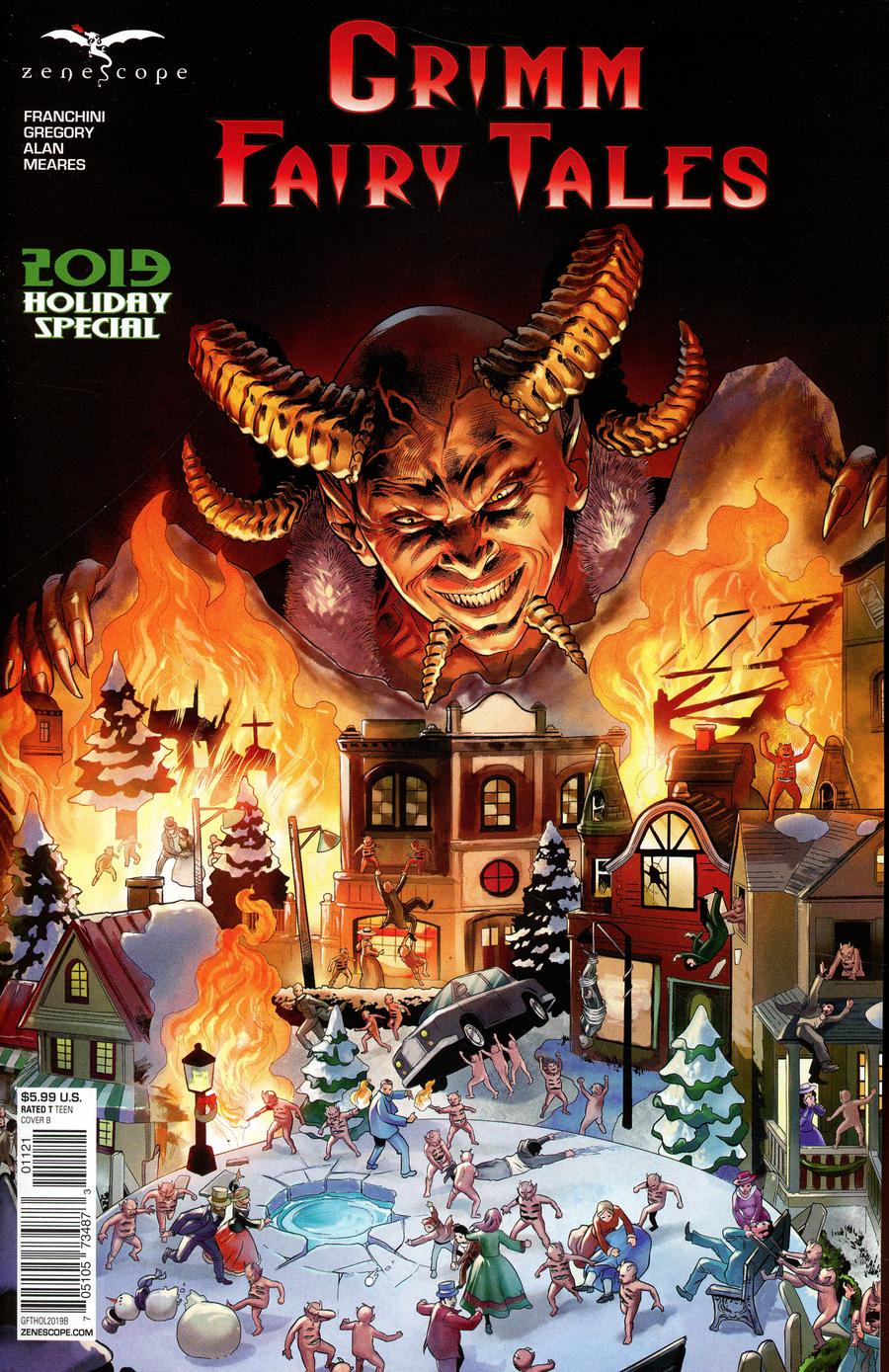Grimm Fairy Tales 2019 Holiday Special Cover B Martin Coccolo