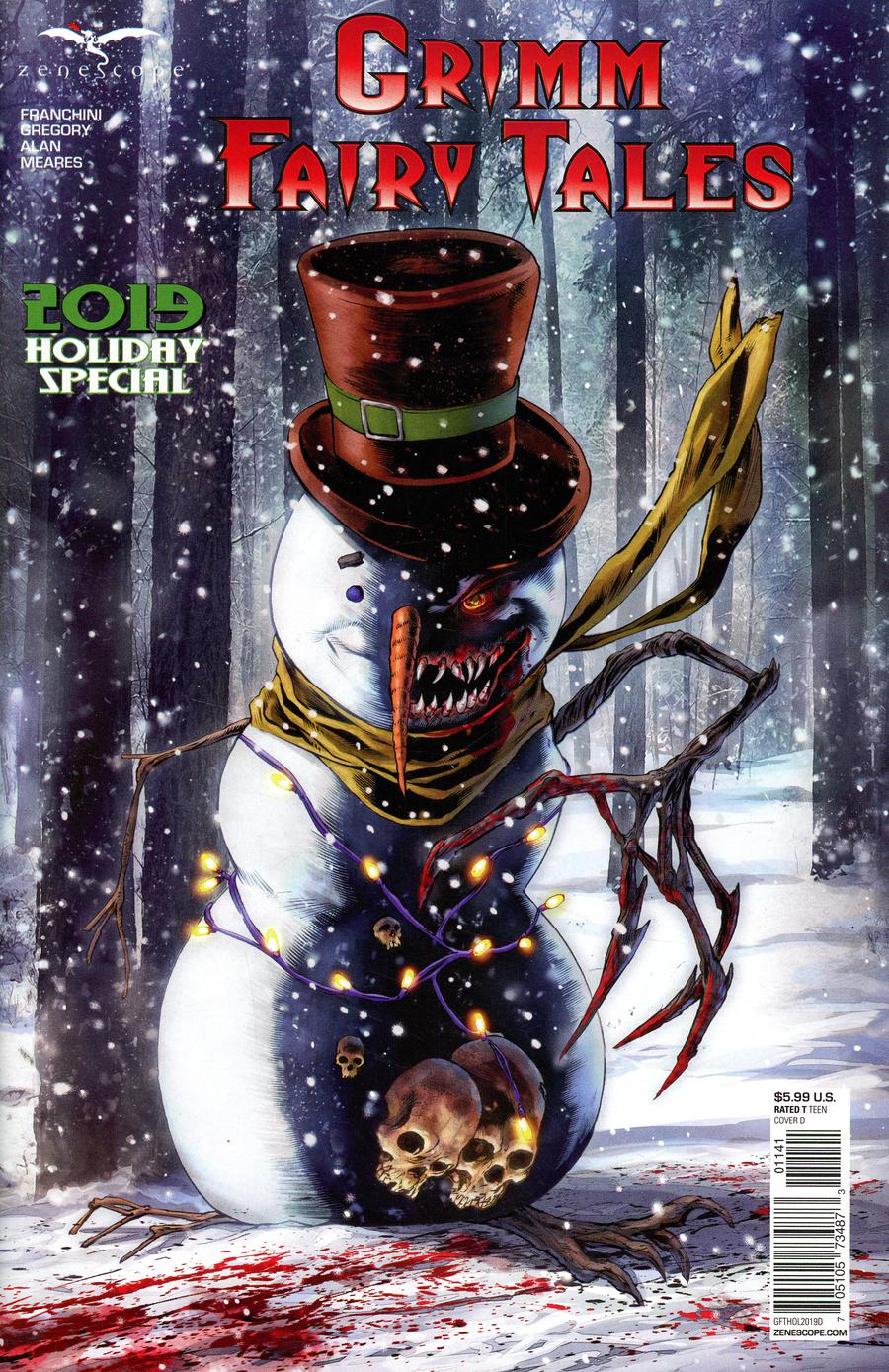 Grimm Fairy Tales 2019 Holiday Special Cover D Igor Vitorino