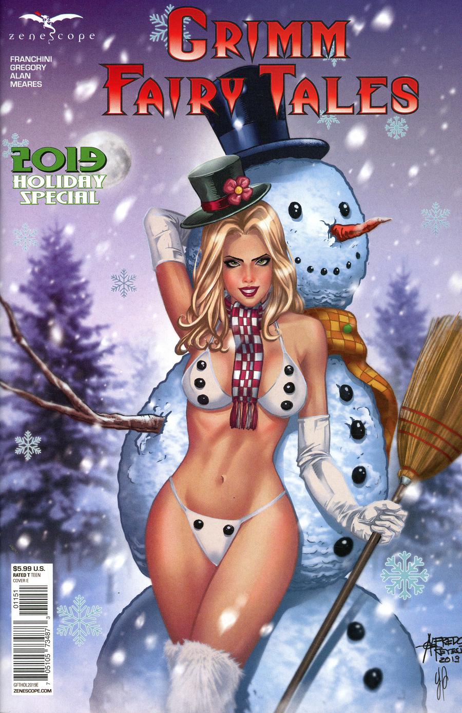 Grimm Fairy Tales 2019 Holiday Special Cover E Alfredo Reyes