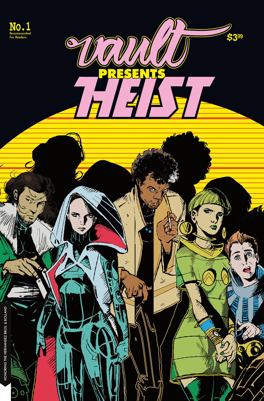 Heist Or How To Steal A Planet #1 Cover B Variant Nathan Gooden Vault Vintage Homage Cover