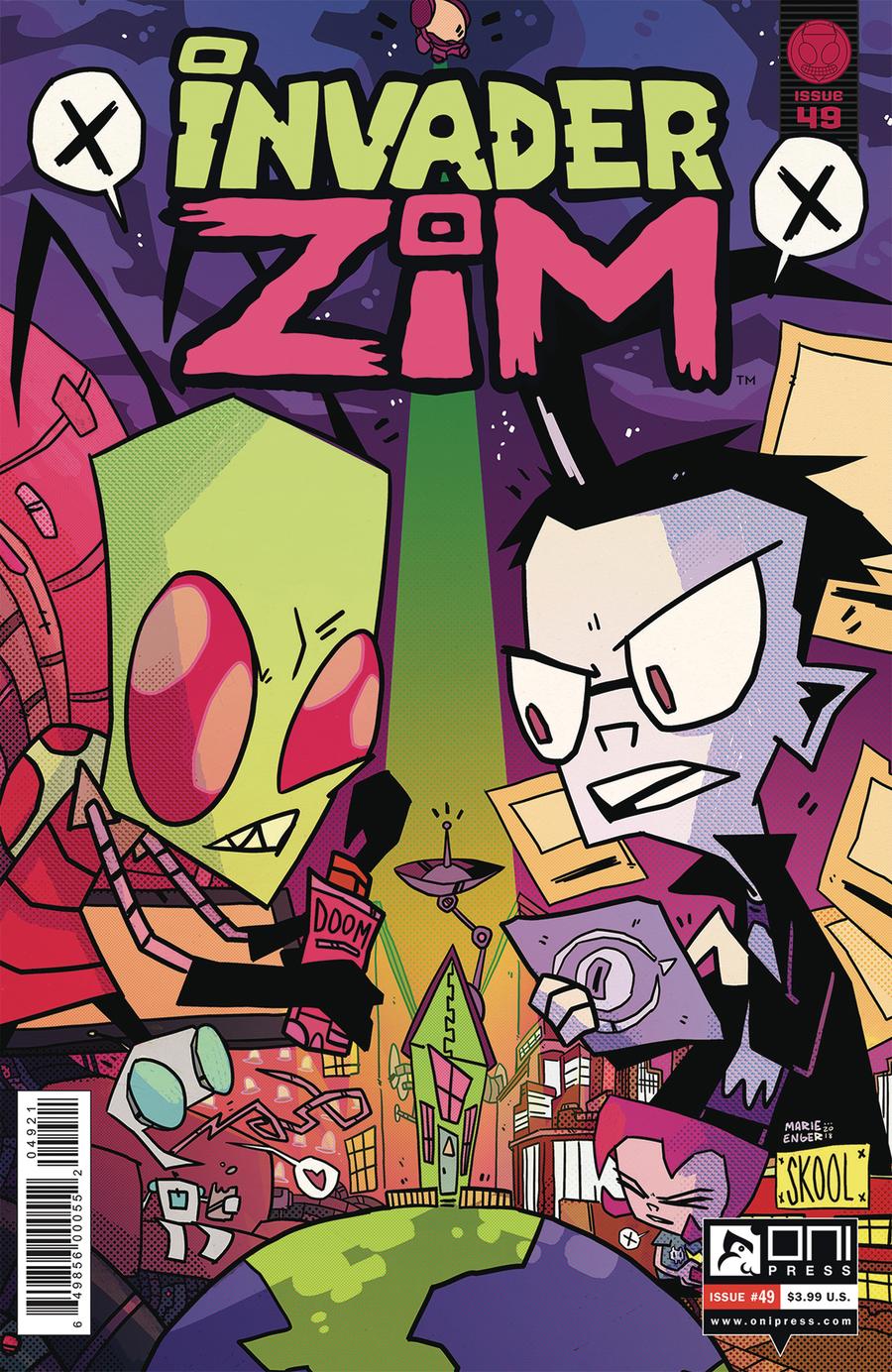 Invader Zim #49 Cover B Variant Marie Enger Cover