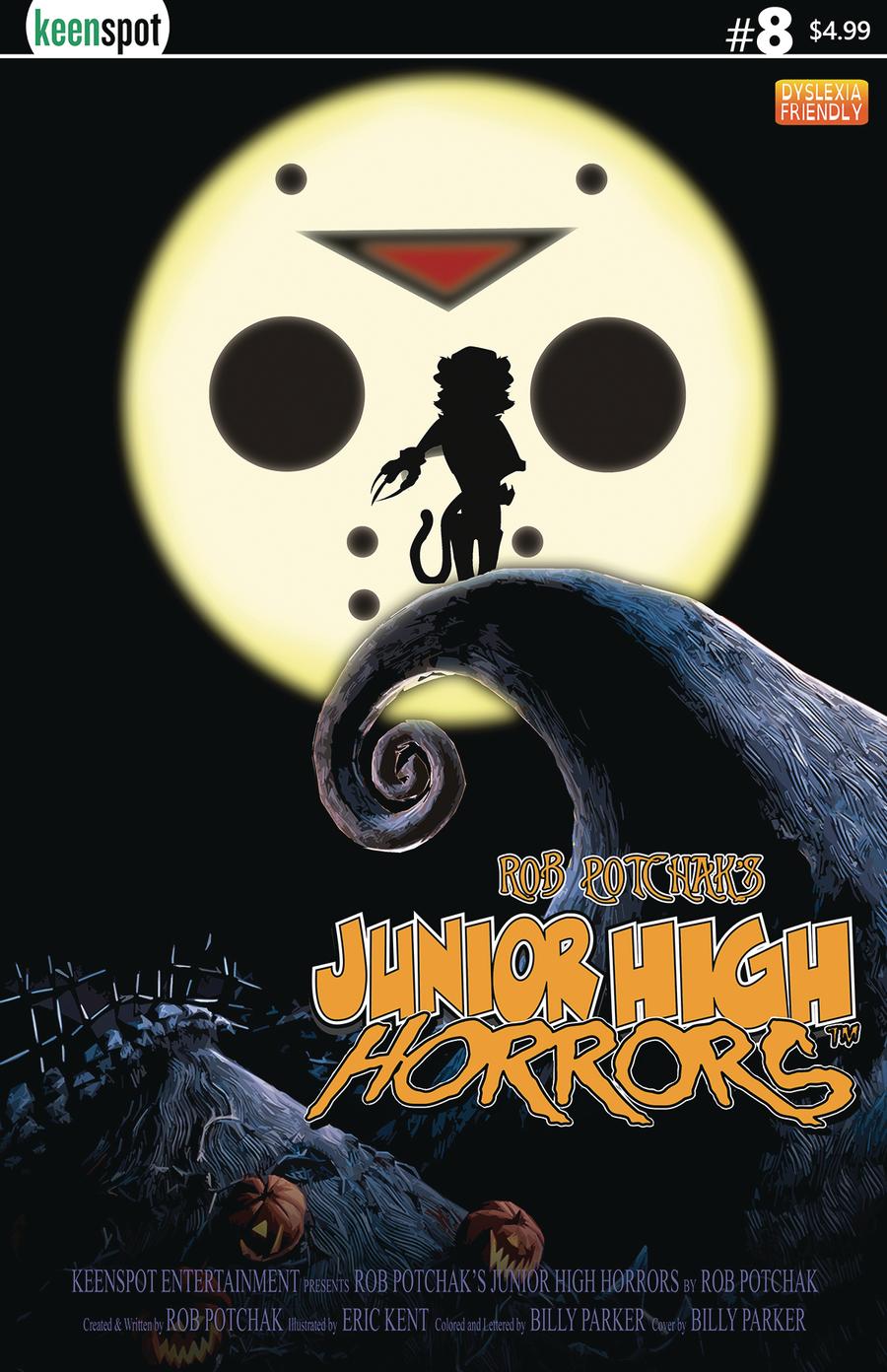 Junior High Horrors #8 Cover B Variant Nightmare Before Christmas Parody Cover