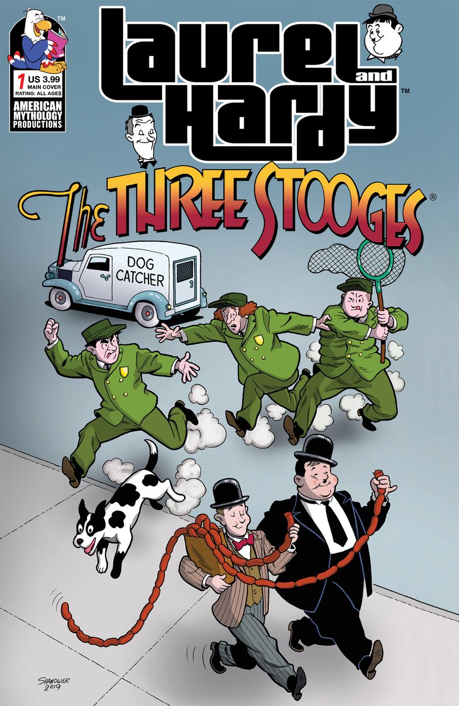 Laurel And Hardy Meet The Three Stooges #1 Cover A Regular Eric Shanower Cover