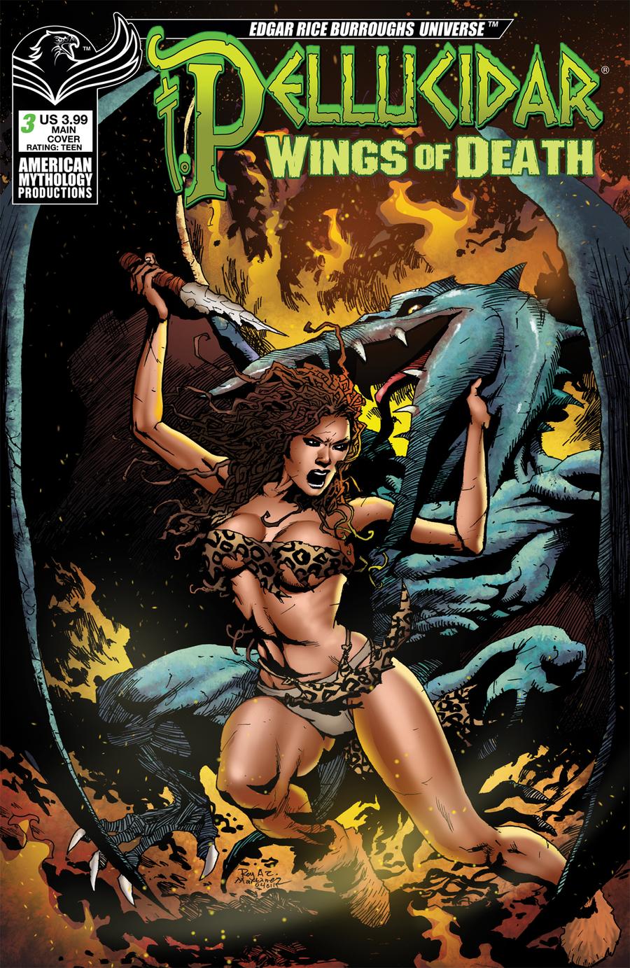 Pellucidar Wings Of Death #3 Cover A Regular Roy Allan Martinez Cover