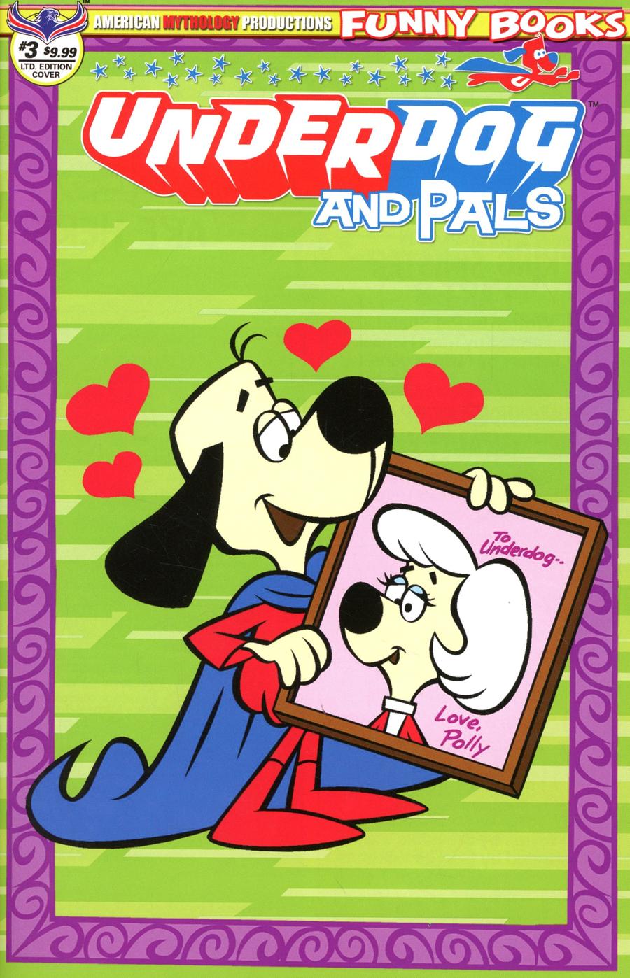 Underdog & Pals #3 Cover B Limited Edition Retro Animation Variant Cover