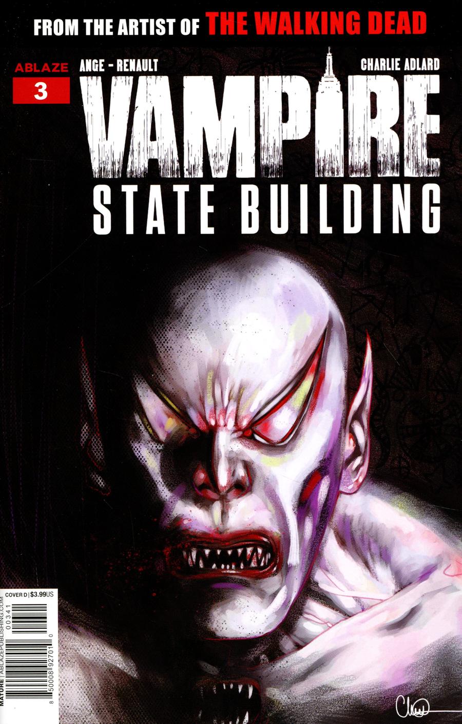 Vampire State Building #3 Cover D Variant Charlie Adlard Vampire God Cover