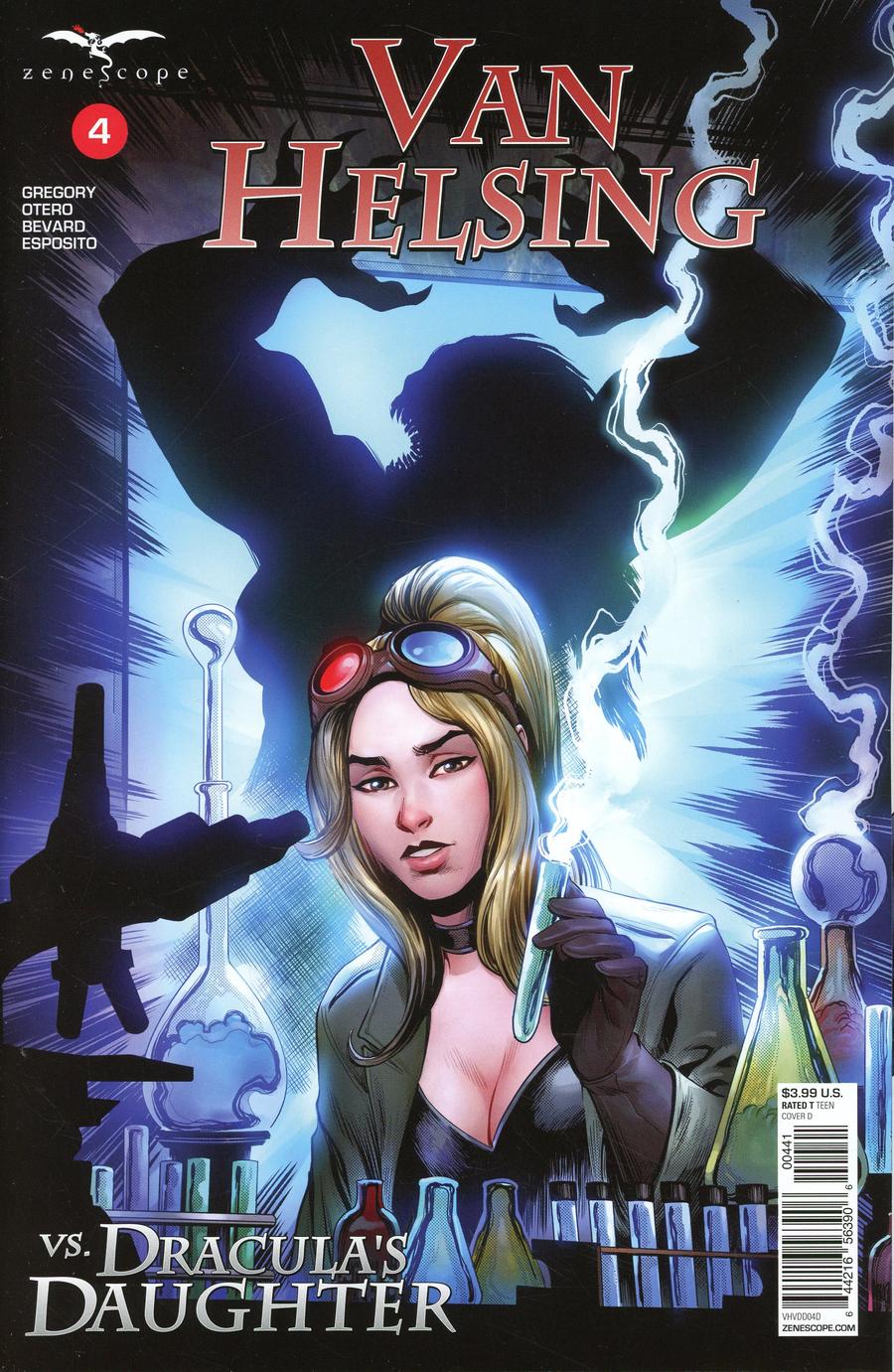 Grimm Fairy Tales Presents Van Helsing vs Draculas Daughter #4 Cover D Allan Otero