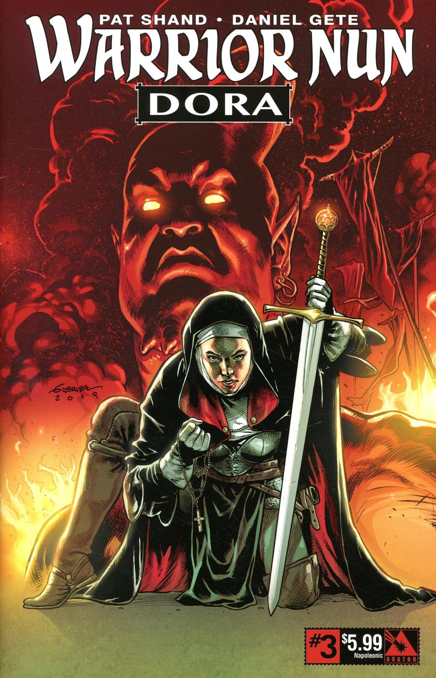 Warrior Nun Dora #3 Cover H Napoleonic Era Cover