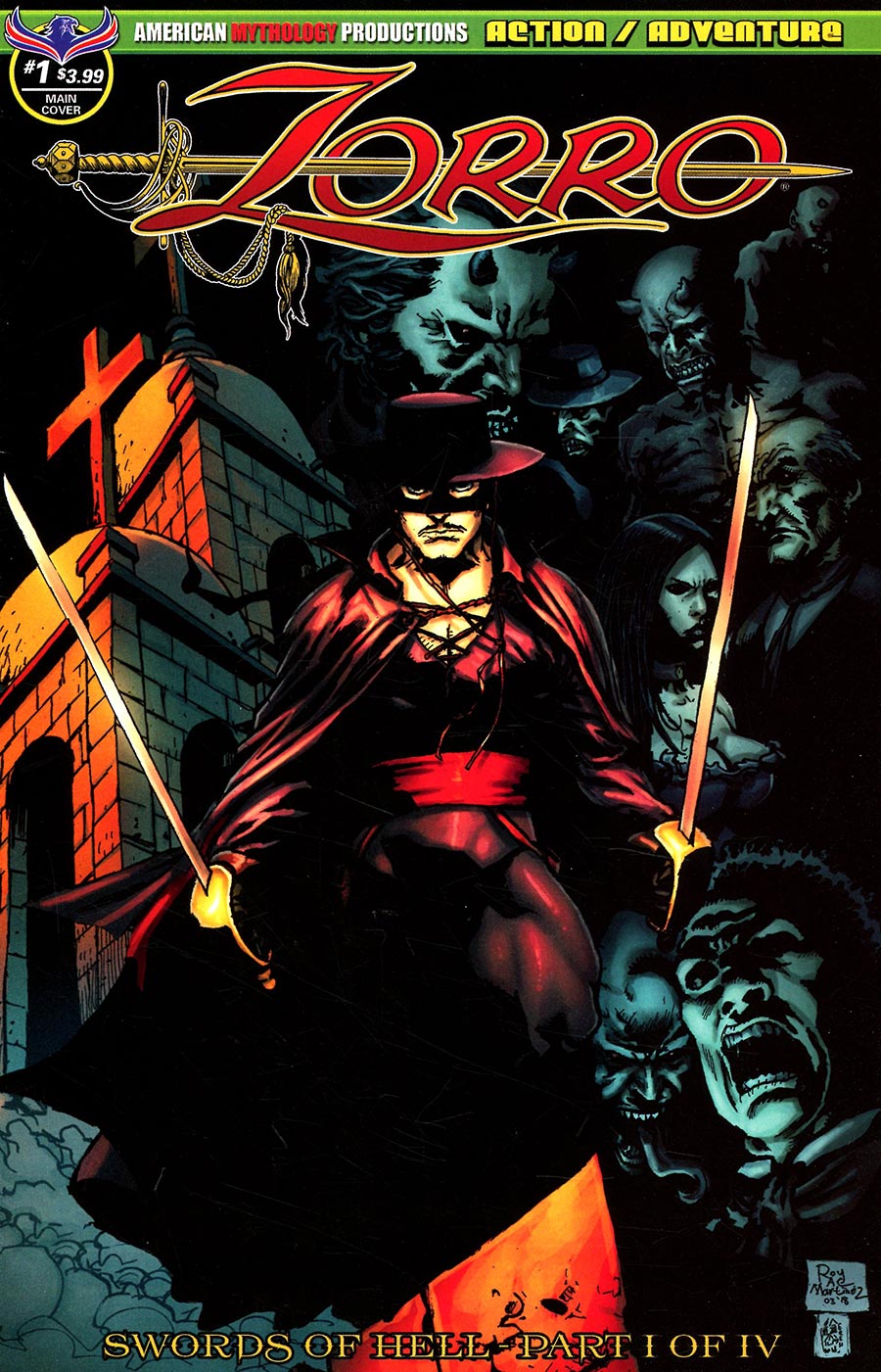 Zorro Swords Of Hell #1-4 Reader Set