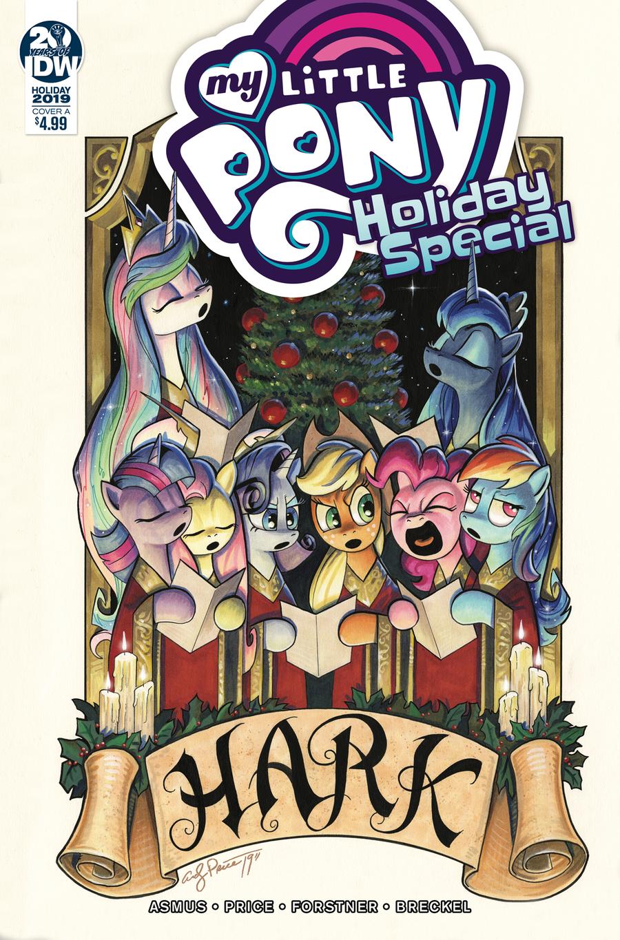 My Little Pony Holiday Special 2019 Cover A Regular Andy Price Cover