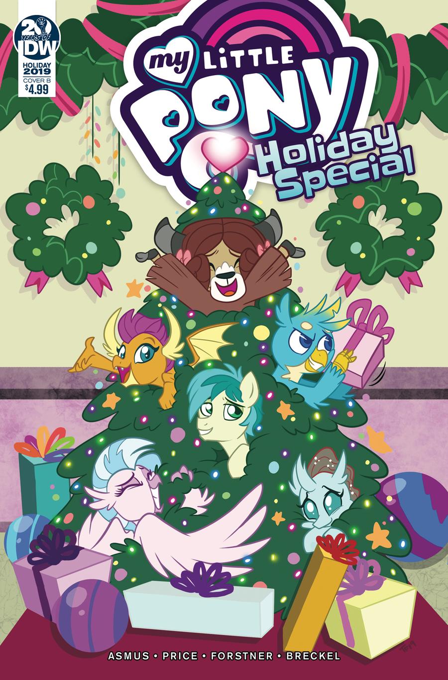 My Little Pony Holiday Special Cover B Variant Trish Forstner Cover