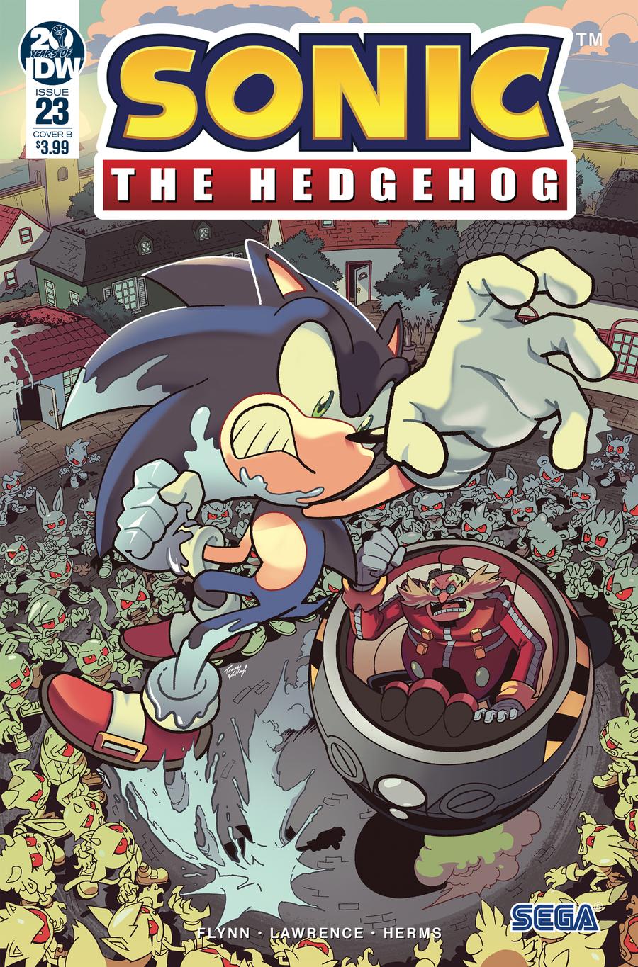 Sonic The Hedgehog Vol 3 #23 Cover B Variant Tracy Yardley Cover