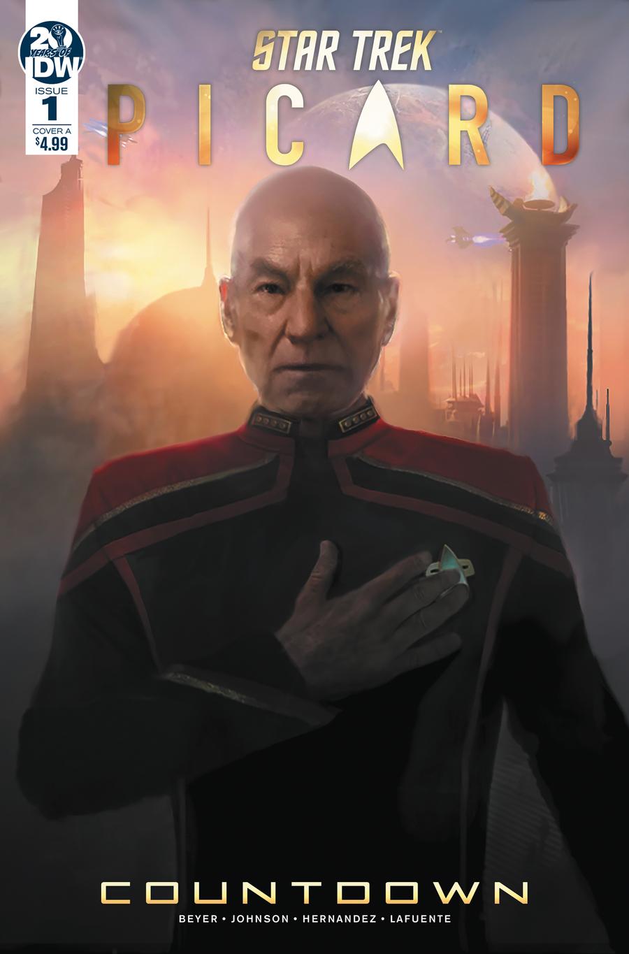 Star Trek Picard Countdown #1 Cover A 1st Ptg Regular Cover