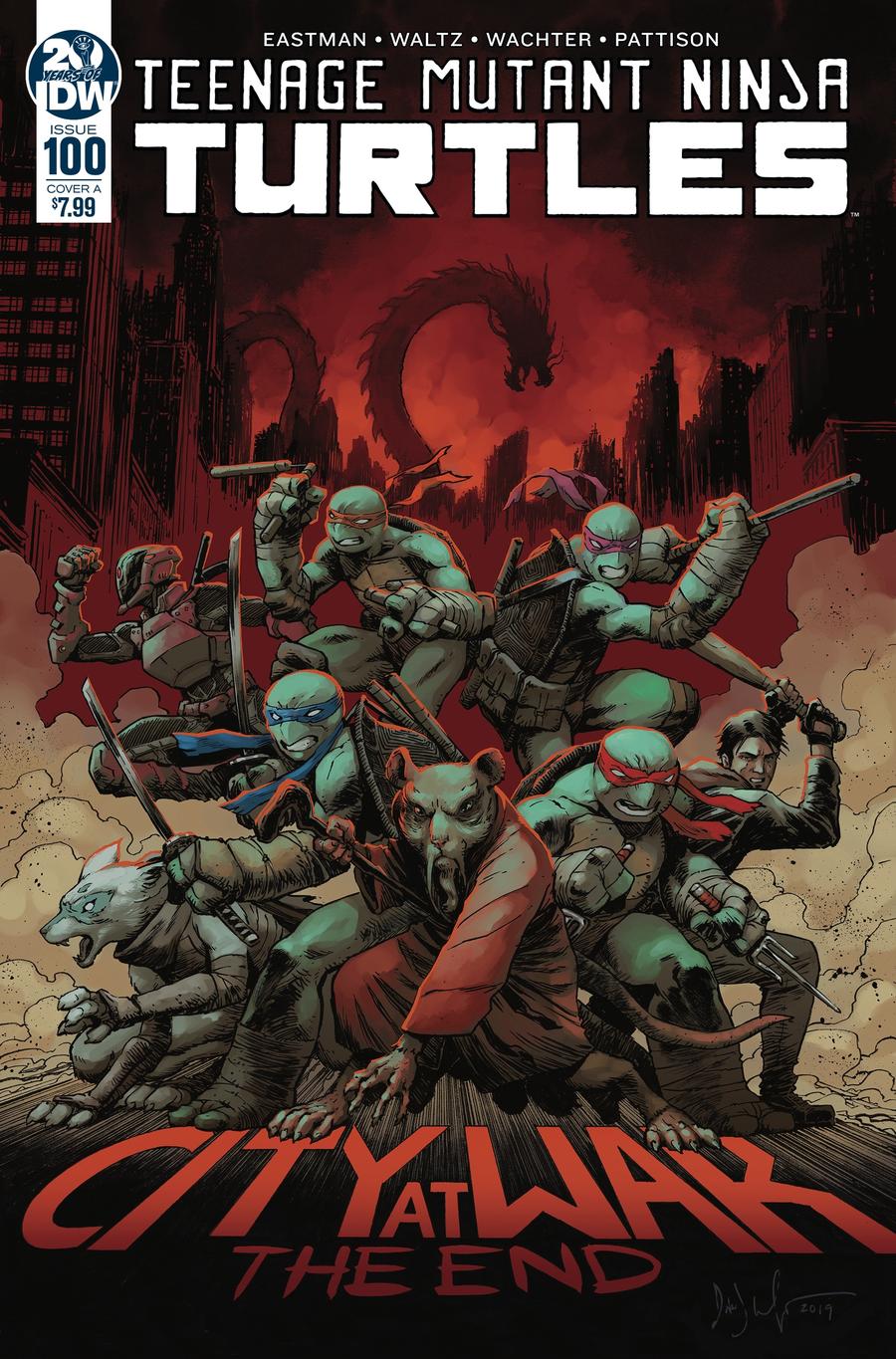 Teenage Mutant Ninja Turtles Vol 5 #100 Cover A Regular Dave Wachter Cover
