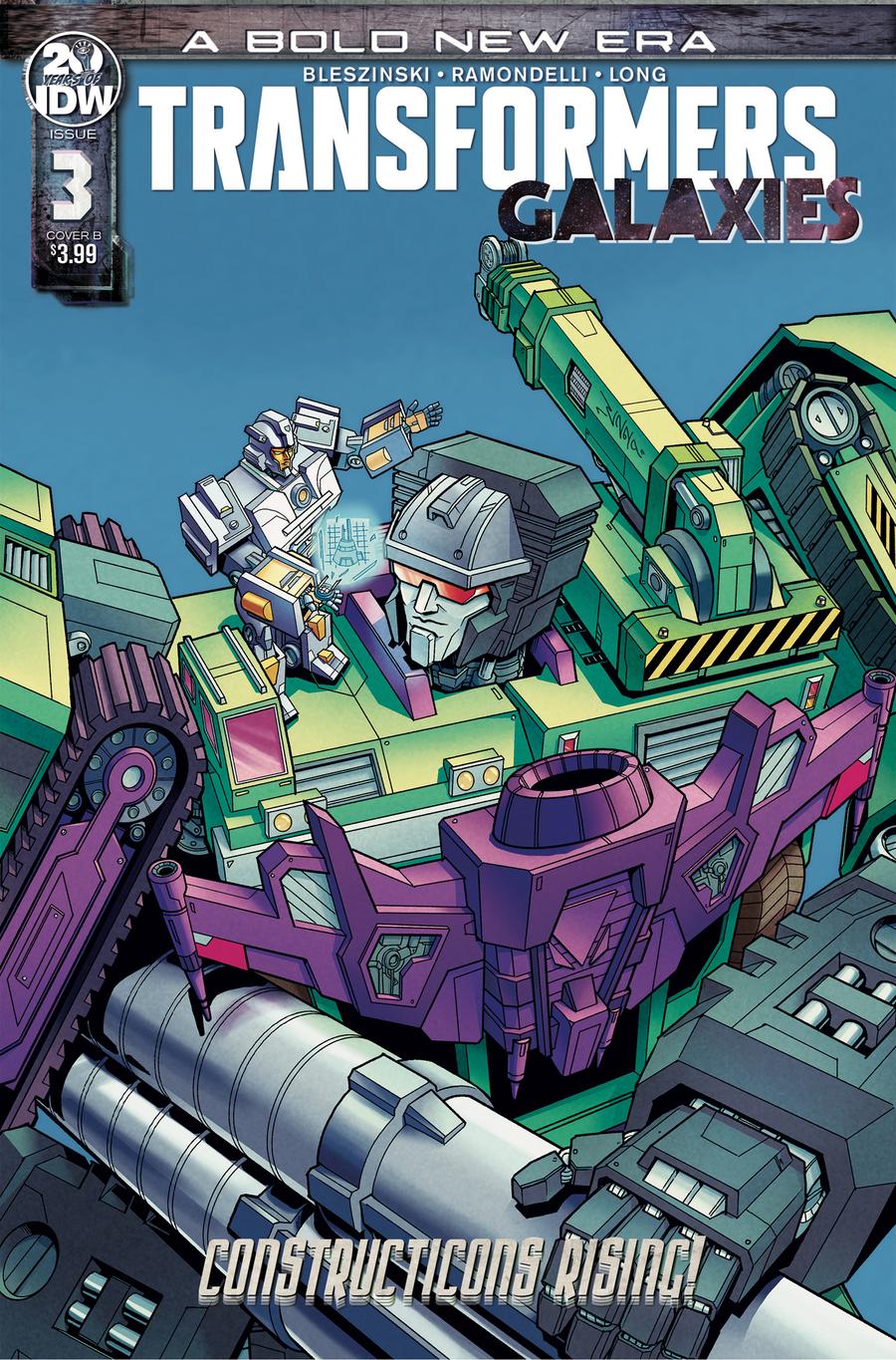 Transformers Galaxies #3 Cover B Variant Winston Chan Cover