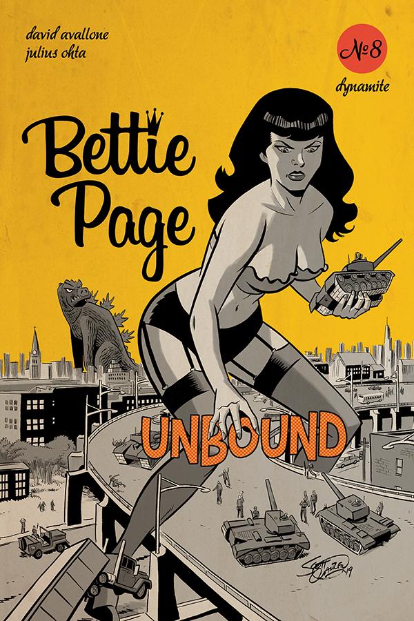 Bettie Page Unbound #8 Cover B Variant Scott Chantler Cover