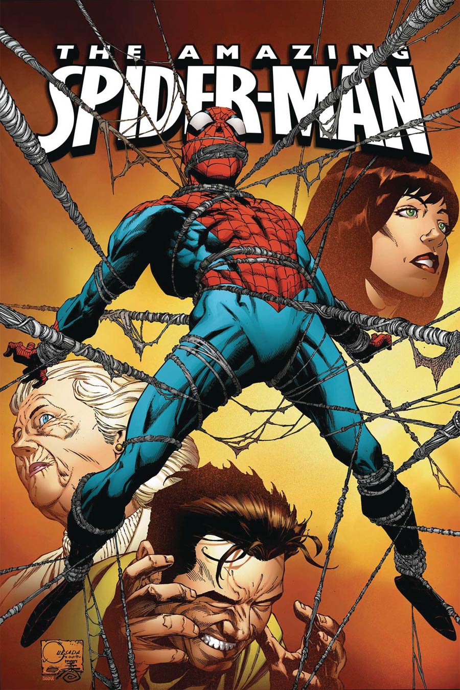 Amazing Spider-Man By J Michael Straczynski Omnibus Vol 2 HC Direct Market Joe Quesada Variant Cover
