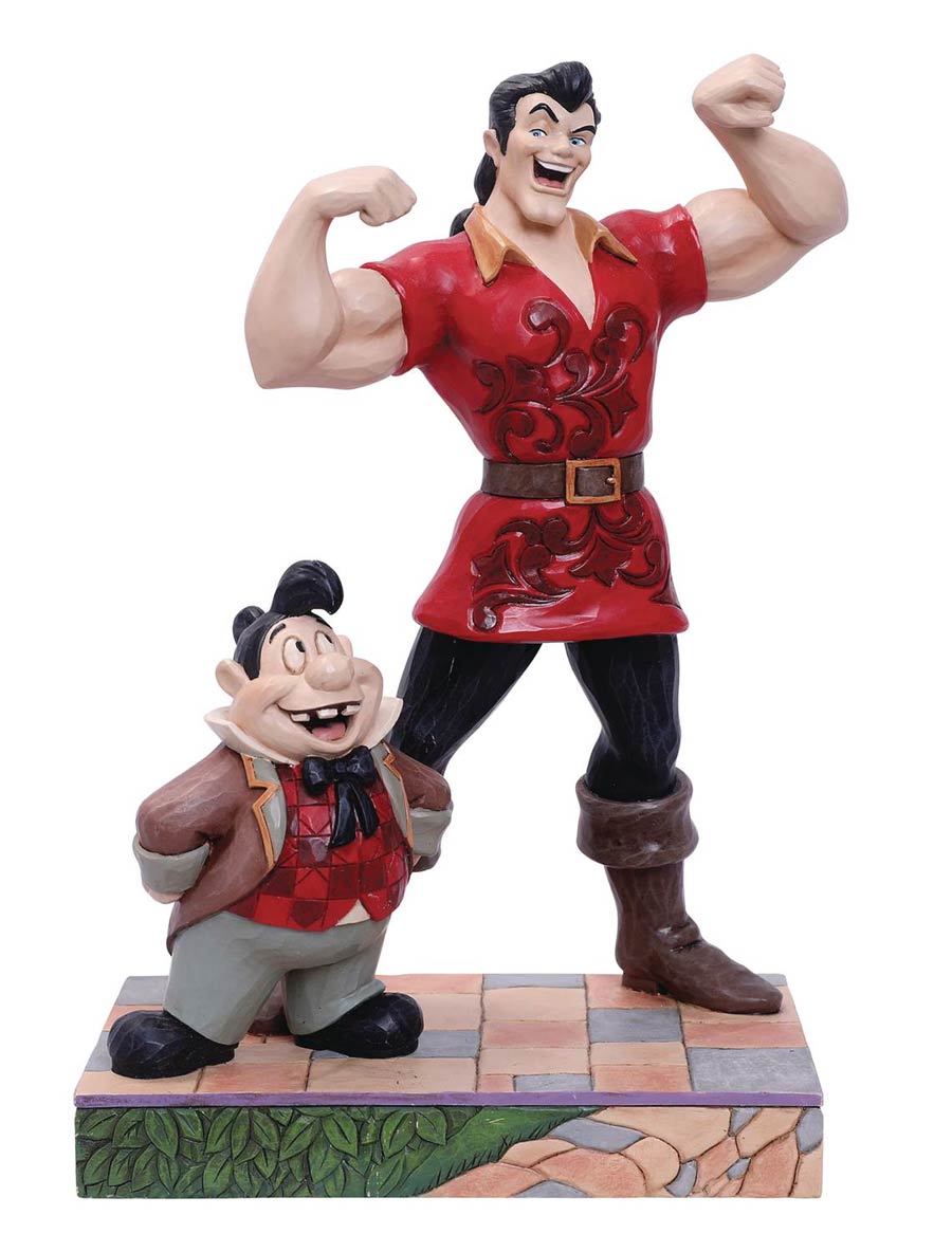 Disney Traditions Beauty And The Beast Gaston And Lefou 8.66-Inch Figurine