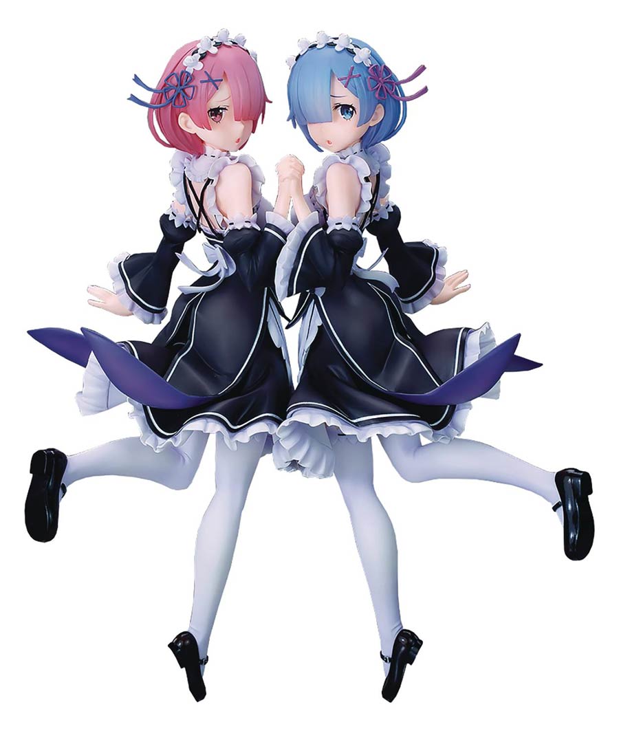 ReZero Starting Life In Another World Rem & Ram Twins 1/7 Scale PVC Figure