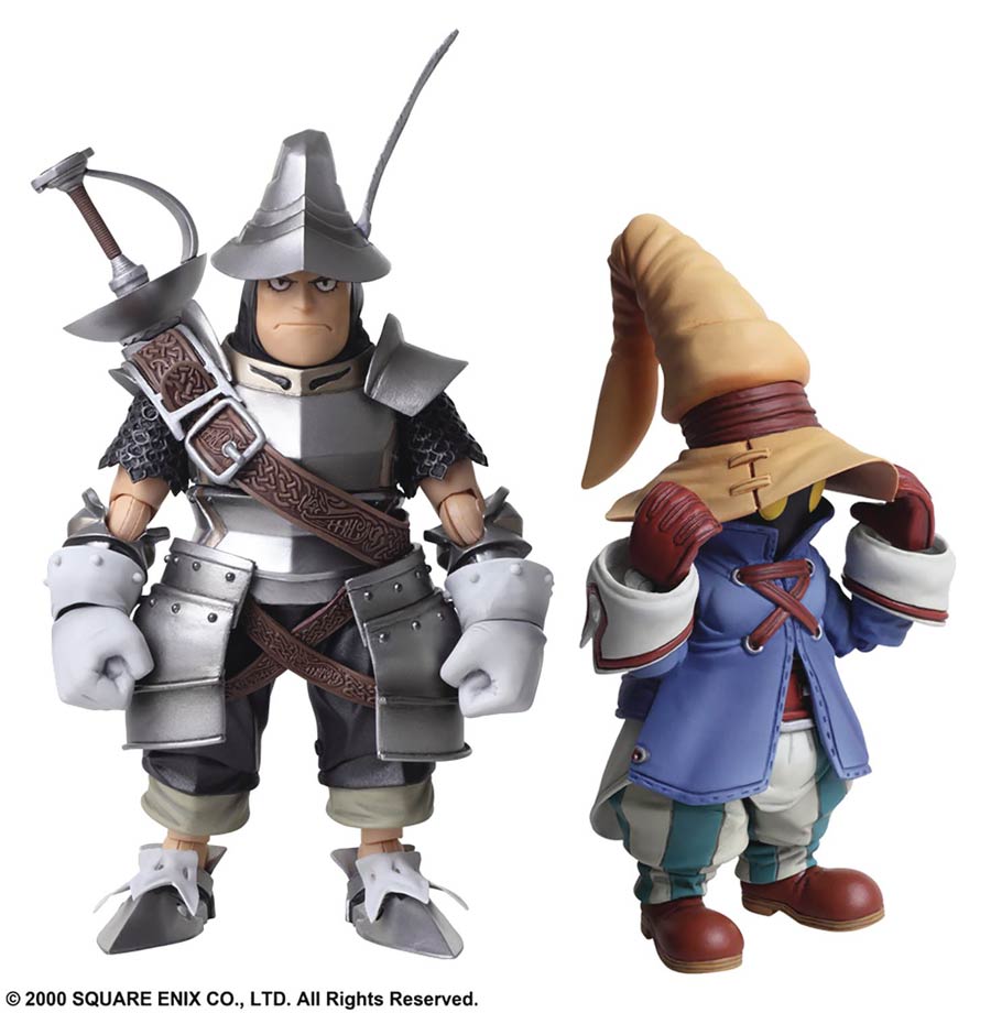 Final Fantasy IX Bring Arts Action Figure Set - Vivi & Steiner