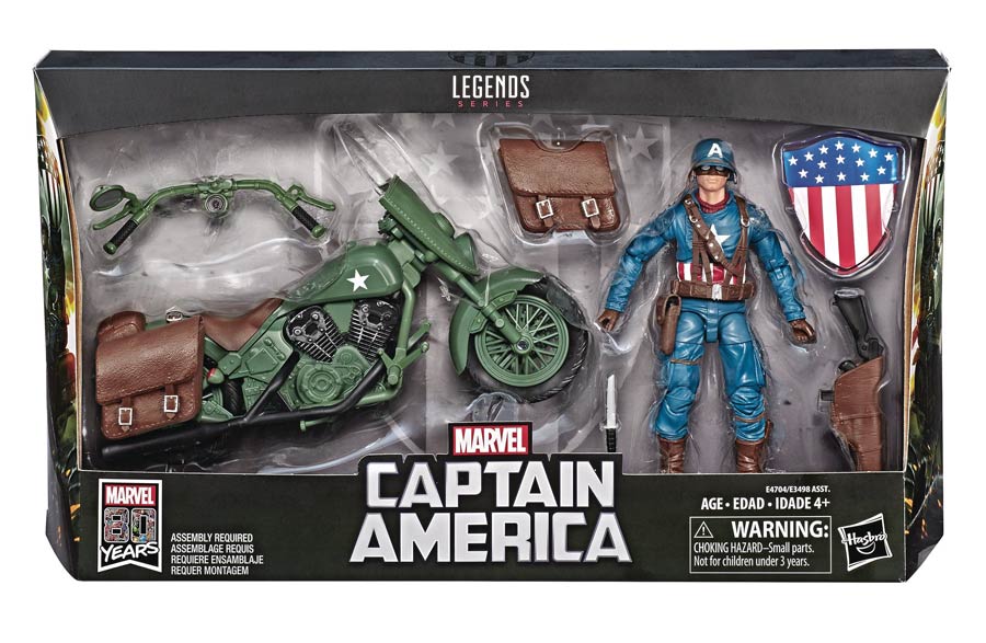 Marvel Legends 6-Inch Ultimate Captain America Action Figure Case