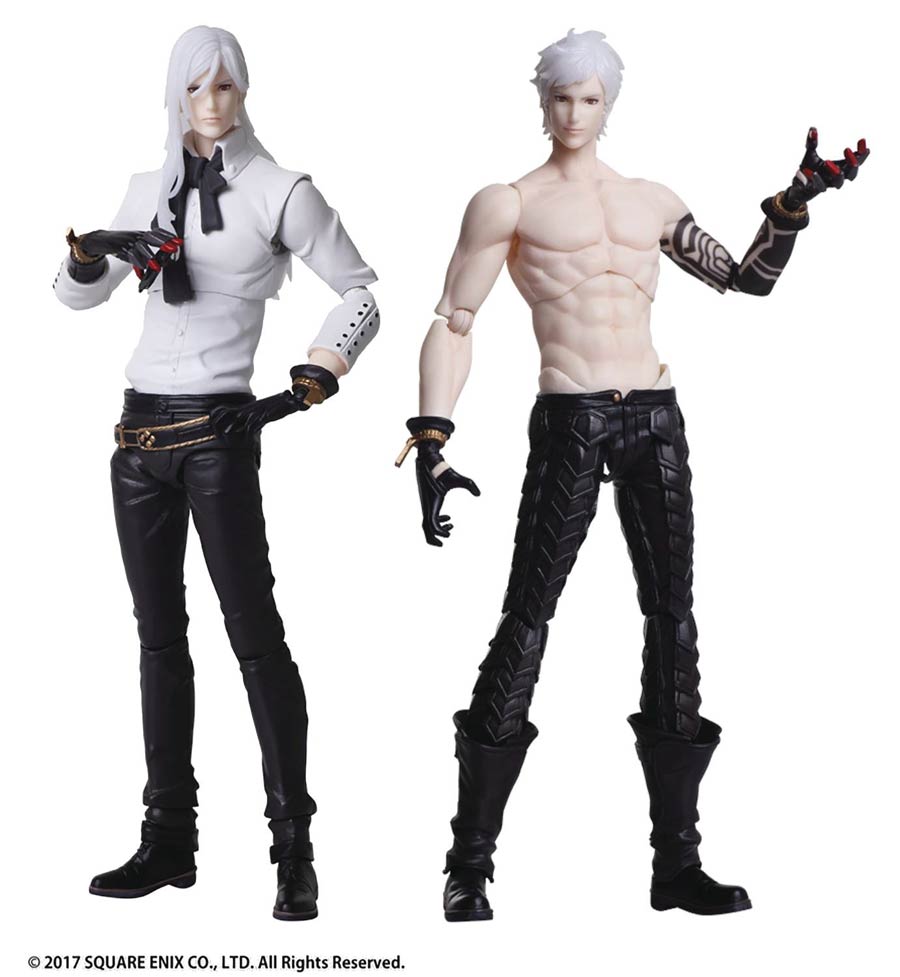 Nier Automata Bring Arts Action Figure Set - Adam & Eve