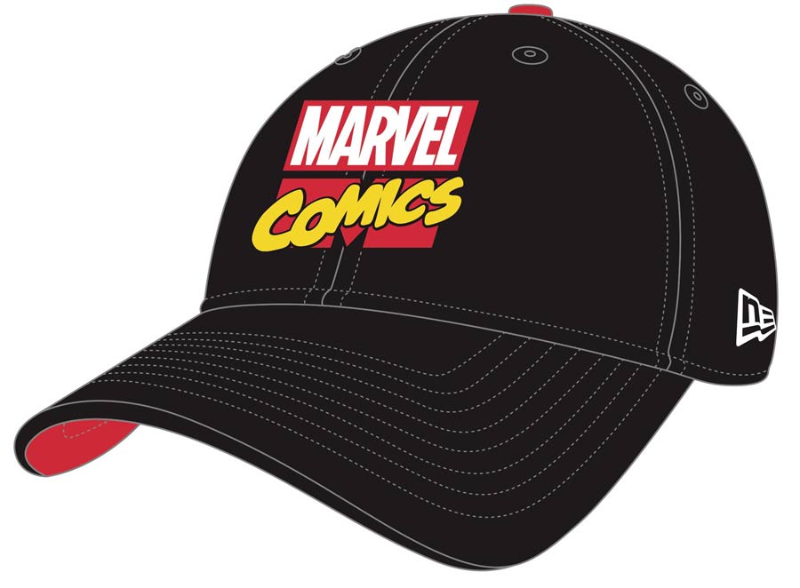 Marvel Comics 80th Anniversary Logo Previews Exclusive Flexfit Cap