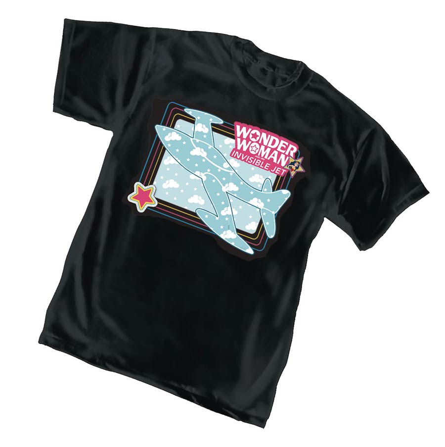Wonder Woman Invisible Jet T-Shirt Large