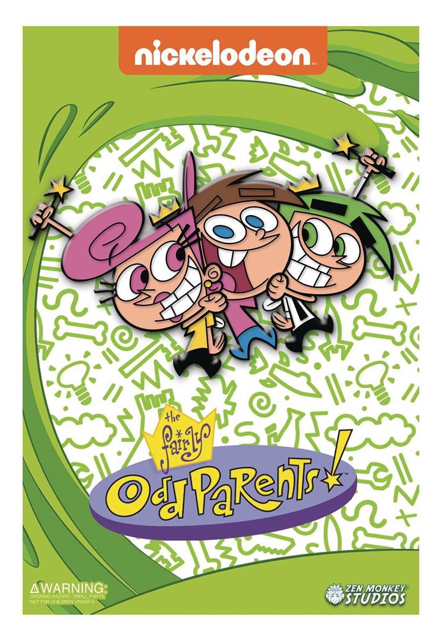 Fairly Oddparents Wanda Timmy And Cosmo Enamel Pin